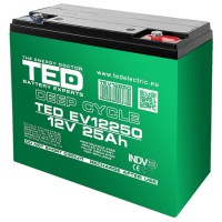 Acumulator ted 12v 25ah sla pentru echipamente electrice