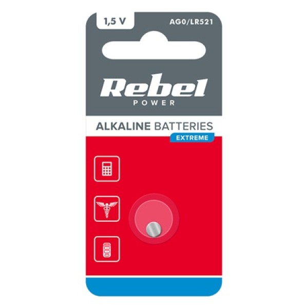 BATERIE  REBEL EXTREME AG0 1 BUC/BLISTER