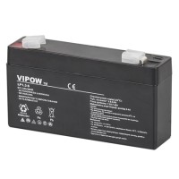 Acumulator stationar agm vrla 6v 1.3ah vipow - dimensiuni compacte