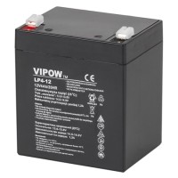 Acumulator stationar agm vrla 12v 4ah vipow - capacitate 4ah