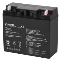 Acumulator stationar agm vrla 12v 17ah vipow - capacitate 17 ah