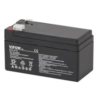 Acumulator stationar agm vrla 12v 1.3ah vipow - performanță și fiabilitate