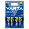 BATERIE ALCALINA LONGLIFE POWER LR6 BL 4 BUC VARTA