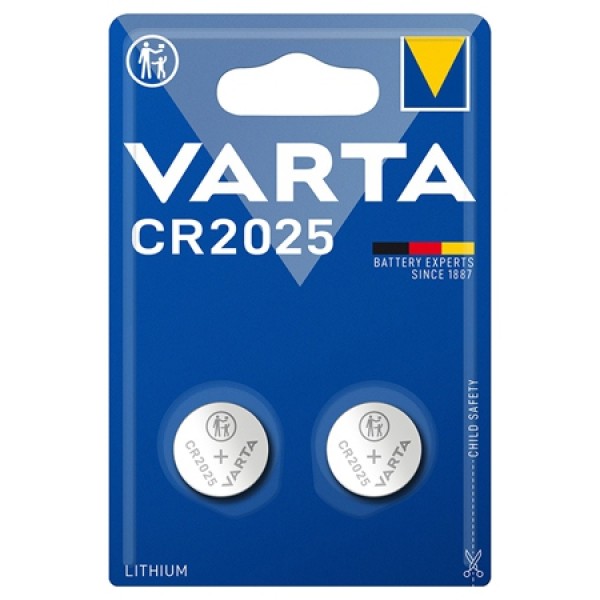 BATERIE CR2025 BLISTER 2 BUC VARTA