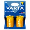 BATERIE ALCALINA LONGLIFE LR20 BL 2 BUC VARTA