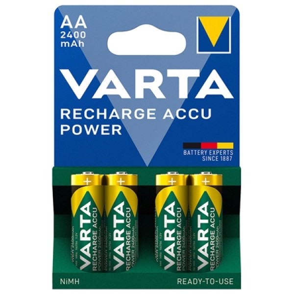 Acumulatori aa 2400mah varta - blister 4 bucăți Acumulatori aa 2400mah varta - blister 4 bucăți