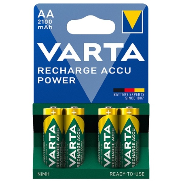 Varta acumulatori aa 2100mah - 4 buc, hr6, nickel hydride