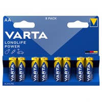 BATERIE ALCALINA LONGLIFE POWER LR06 BL 8 BUC VARTA