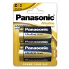 BATERIE ALCALINA PANASONIC BRONZE LR20 BLISTER 2 BUC