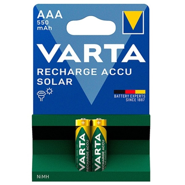Acumulator aaa nimh 550mah solar varta – ideal pentru lampi de gradina Acumulator aaa nimh 550mah solar varta – ideal pentru lampi de gradina