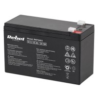 Acumulator stationar agm vrla 12v 7.5ah rebel - performanță fiabilă