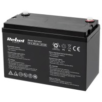Acumulator stationar agm vrla 12v 100ah rebel - performanță și fiabilitate