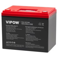 Vipow acumulator lifepo4 12v 100ah cu bluetooth și ecran lcd