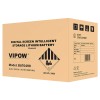 Vipow acumulator lifepo4 12v 100ah cu bluetooth și ecran lcd