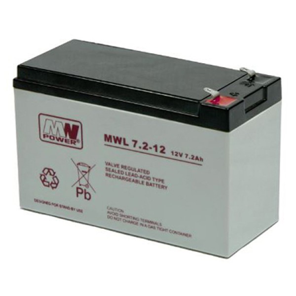 ACUMULATOR STATIONAR AGM VRLA 12V 7.2AH MWL ACUMULATOR STATIONAR AGM VRLA 12V 7.2AH MWL