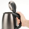 Fierbător electric black+decker 1.2l, 2200w, inox premium, rapid și ergonomic