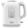 Fierbător electric 2200w black&decker, capacitate 1.7l, design alb