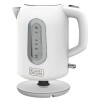 Fierbător electric 2200w black&decker, capacitate 1.7l, design alb