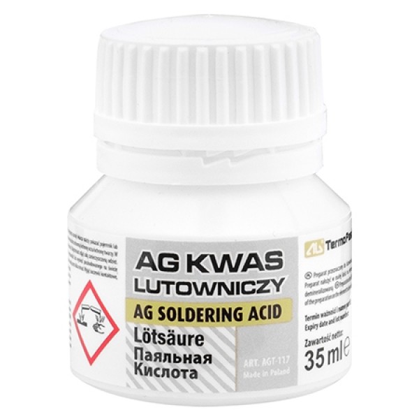 Acid lipire 35ml - soluție eficientă pentru lipirea suprafețelor nichelate Acid lipire 35ml - soluție eficientă pentru lipirea suprafețelor nichelate