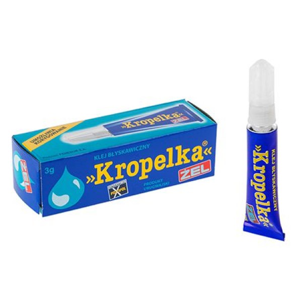 Adeziv universal tip picatura gel 3g - lipire rapidă și eficientă