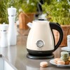 Fierbător electric 1.7l camr cu termometru, oțel inoxidabil, oprire automată