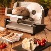 Feliator de mezeluri si paine putere 400w inox grosime reglabila argintiu
