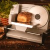Feliator de mezeluri si paine putere 400w inox grosime reglabila argintiu Feliator de mezeluri si paine putere 400w inox grosime reglabila argintiu