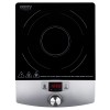 Plita electrica cu inductie Camry, 2000W, 1 zona de gatit, Ecran LCD, 9 niveluri de putere, Temperatura reglabila 60-240°C, Temporizator, Negru