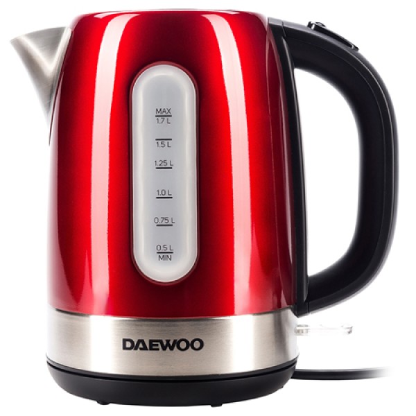 Fierbător electric cordless daewoo 1.7l inox - putere 2400w, auto-oprire Fierbător electric cordless daewoo 1.7l inox - putere 2400w, auto-oprire