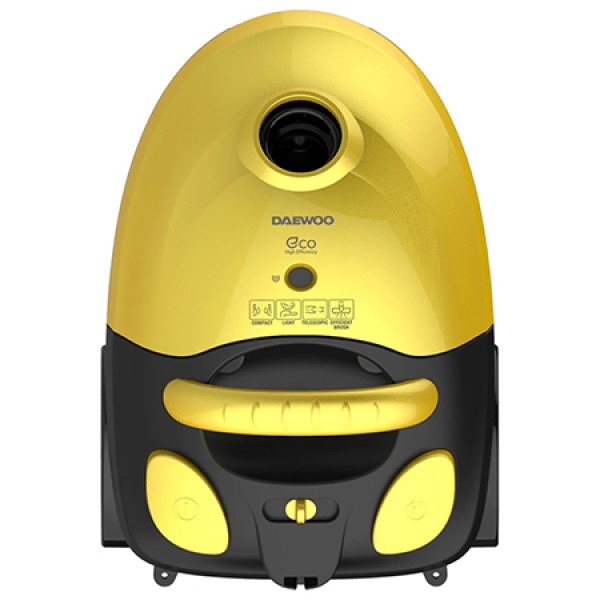 Aspirator cu sac 700w daewoo - multi-suprafață, galben