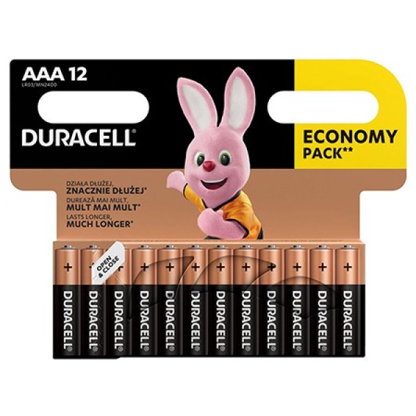BATERIE ALCALINA DURACELL LR03 BLISTER 12 BUC BATERIE ALCALINA DURACELL LR03 BLISTER 12 BUC