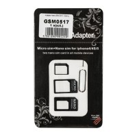 Adaptor nano / micro / sim 3 in 1 - conectivitate versatilă