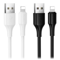 CABLU TELEFON  USB-A LIGHTNING HOCO