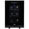 Răcitor de Vinuri Silentios Wine Cooler, Capacitate 6 Sticle, Funcție No Frost, Control Tactil, Design Compact, Negru