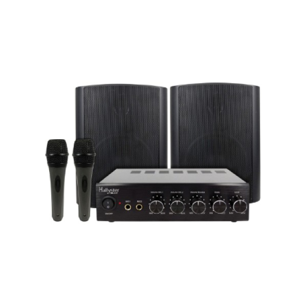 KIT KARAOKE AMPLIFICATOR 2X30W BOXE SI MICROFON KIT KARAOKE AMPLIFICATOR 2X30W BOXE SI MICROFON