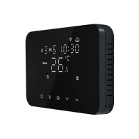 Termostat smart soft touch isnatch - control wi-fi, panou tactil negru