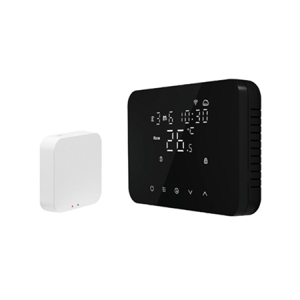 Termostat smart soft touch isnatch cu zigbee, control wi-fi și design elegant Termostat smart soft touch isnatch cu zigbee, control wi-fi și design elegant