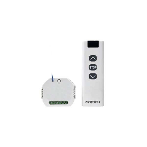 Kit închidere jaluzele smart wi-fi isnatch - control prin aplicație, 500w, alb