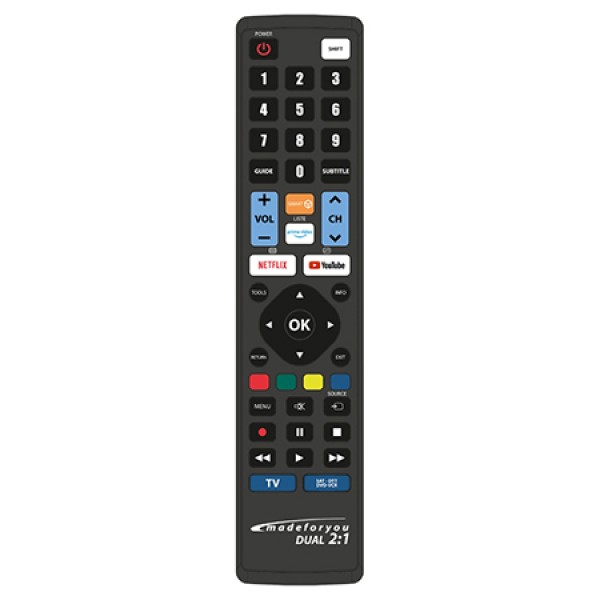 TELECOMANDA UNIVERSALA PROGRAMABILA 2:1 MADEFORYOU TELECOMANDA UNIVERSALA PROGRAMABILA 2:1 MADEFORYOU