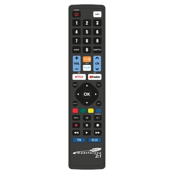TELECOMANDA UNIVERSALA PROGRAMABILA USB-C 2:1 MADEFORYO
