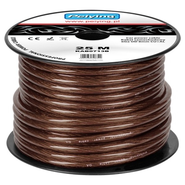 CABLU PUTERE CU-AL 6GA (7.8MM/13.29MM2) 25M N CABLU PUTERE CU-AL 6GA (7.8MM/13.29MM2) 25M N