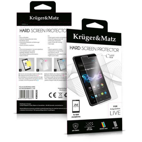 FOLIE PROTECTIE HARD KRUGER&MATZ LIVE