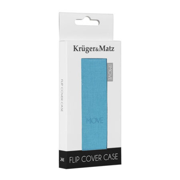 FLIP COVER ALBASTRU MOVE KRUGER&MATZ
