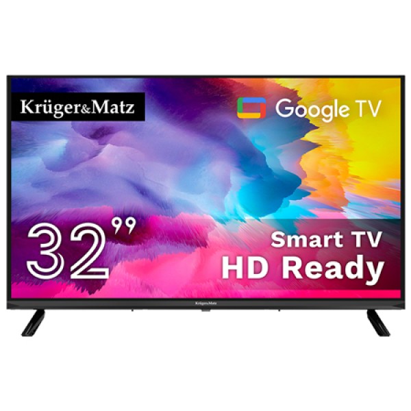 GOOGLE SMART TV 32 INCH 81CM H265 HEVC KRUGER&MATZ