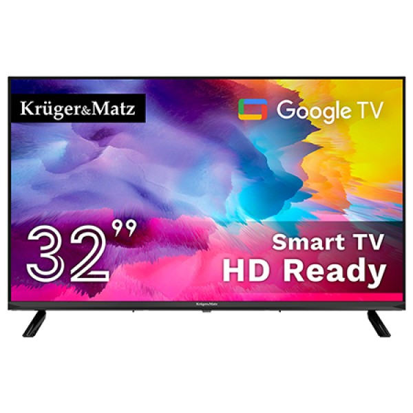 GOOGLE SMART TV 5.0 32 INCH 81CM H265 HEVC KRUGER&MATZ