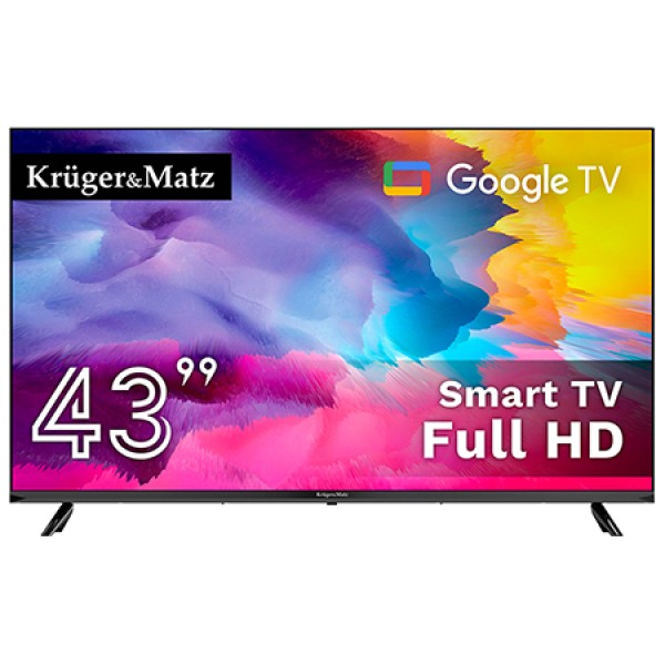 GOOGLE SMART TV 5.0 43 INCH 108CM H265 KRUGER