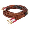 SET CABLU DIFUZOR MUFE BANANA X2 CUPRU 15AWG 5M K&M