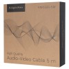 SET CABLU DIFUZOR MUFE BANANA X2 CUPRU 15AWG 5M K&M