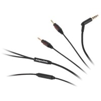 CABLU CASTI AUDIO CU MICROFON JACK - 2X JACK 1M K&M