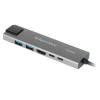 Adaptor hub usb tip c hdmi cu 2 usb 3.0 și rj45
